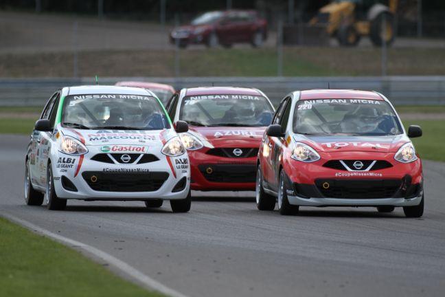 La coupe Nissan Micra en action au Grand Prix du Canada !