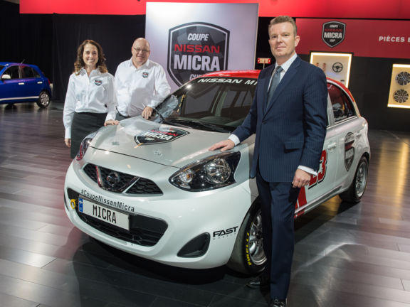Nissan annonce le calendrier des courses de 2015 de la Coupe Nissan Micra au Salon International de l’Auto de Montréal