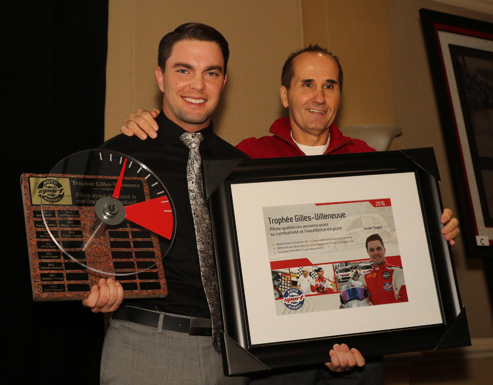 LE CHAMPION DE LA COUPE NISSAN MICRA HONORÉ DU PRESTIGIEUX TROPHÉE GILLES-VILLENEUVE !