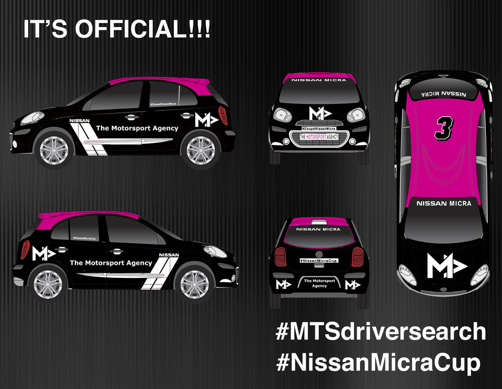 THE MOTORSPORT AGENCY LANCE SES RECHERCHES POUR TROUVER SON PILOTE POUR LA COUPE NISSAN MICRA 2017