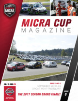 2017 CHAMPIONSHIP TITLE FOR OLIVIER BÉDARD IN THE NISSAN MICRA CUP